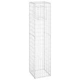 Gabion Basket Posts 2 pcs 40x40x180 cm Iron 151265
