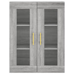 Highboard Grey Sonoma 69.5x34x180 cm Engineered Wood 3198463