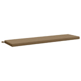 2-Piece Bench Cushions SOEST 2 pcs 100% Polyester Taupe 948959