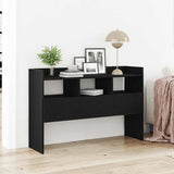 Sideboard Black Oak 105 x 30 x 70 cm Engineered Wood 862666