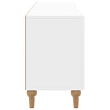 TV Cabinet High Gloss White 150 x 31 x 50 cm Engineered Wood 894229