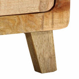 Bedside Cabinet 2 pcs 40x32x46 cm Solid Wood Rough Mango 4104508