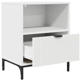 Bedside Cabinet 2 pcs White 49 x 36 x 61 cm Engineered wood 883475