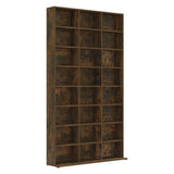 CD Cabinet Smoked Oak 102x23x177.5 cm Engineered Wood 815090
