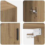 Wall Cabinet Artisan Oak 69.5 x 34 x 90 cm Engineered Wood 879520