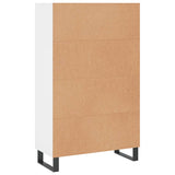 Highboard White 69.5x31x115 cm Engineered Wood 830348