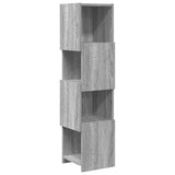Corner Cabinet Grey Sonoma 25.5x25x102cm Engineered Wood 889810