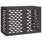 Air Conditioner Cover Black 100 x 50 x 70 cm Steel 865897