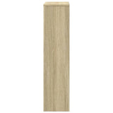 ZNTS Radiator Cover Sonoma Oak 104x20x82 cm Engineered Wood 852692