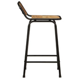Bar Stools 2 pcs 46x35.5x80 cm Solid Wood Rough Mango 4013530