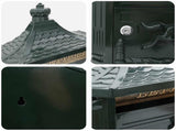 Wall Mounted Mailbox Green 40.5 x 16 x 45 cm Cast Aluminum 42023500