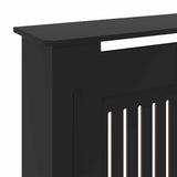 Radiator Cover 2 pcs Black 205 x 20.5 x 81.5cm Engineered Wood 3403238
