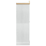 Wardrobes with Shelf White 55 x 52 x 170 cm Solid Pine Wood 42024933