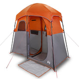 Shower Tent 2-Person Grey and Orange Waterproof 4009535