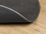 Rug IZA Short Pile Scandinavian Look Anthracite 120 cm 375435