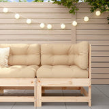 Garden Corner Sofa Solid Wood Pine 825471