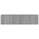 TV Wall Cabinet Grey Sonoma 120x30x30 cm Engineered Wood 815100