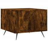 Coffee Table Smoked Oak 50x50x40 cm Engineered Wood 829342