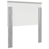 Headboard with Headboard Grey Sonoma 90 cm Engineered wood 887809