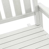 Garden Rocking Chair White 92 x 70 x 108cm HDPE 42006613