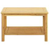 Side Table Oil Natural 70 x 40 x 45 cm Solid Acacia Wood 42026802