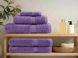 Premium Sauna Towels SOLUND 2 pcs Purple 80x200 cm 600 gsm 137362