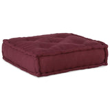 Modular Sofa 3 pcs Maroon Fabric 3315072