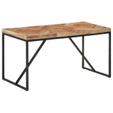 Dining Table 140x70x76 cm Solid Acacia and Mango Wood 323548