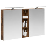 Bathroom Cabinet Set 3 pcs 120 x 14.5 x 70 cm Engineered wood 3403756