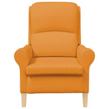 Armchair Dark yellow 76 x 94 x 102 cm Fabric 42009848