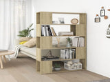 Book Cabinet Room Divider Sonoma Oak Engineered Wood Medium 809200