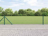 Welded Wire Fence with Concrete Base 10 x 0.5 m 3352388