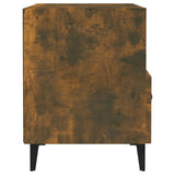 Bedside Cabinets 2 pcs Smoked Oak Engineered Wood 817304