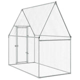 Chicken Cage Silver 200x100x190 cm Galvanised Steel 172550