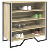 Shoe Cabinet Sonoma Oak 80x38x78 cm Engineered Wood 848650