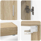 Bathroom Furniture Set TULUM 3 pcs Sonoma Oak 60 x 34 x 63 cm 3398026
