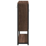 Bathroom Mirror Cabinet Brown Oak 60x16x60 cm Engineered Wood 842425