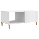 Coffee Table White 90 x 50 x 40 cm Engineered Wood 894725