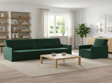 Sofa Set 2 pcs Dark Green Velvet 3433231