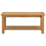 Coffee Table 90x45x40 cm Solid Oak Wood 289194