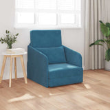 Sofa Bed Blue 65 x 80 x 83 cm Velvet 4106647