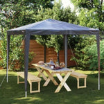 Professional Party Tent 2.5x2.5 m Anthracite 90 g/m 48507