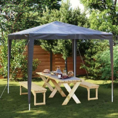 Professional Party Tent 2.5x2.5 m Anthracite 90 g/m 48507