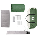 Tunnel Tent with Rainfly Water-Resistant 10-Person Green 42042238