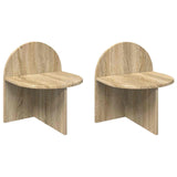 Bedside Table 2 pcs Sonoma Oak 40 x 35.5 x 45.5 cm 8001136