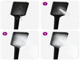 Shower System with Shower Head Black Stainless Steel 42053771