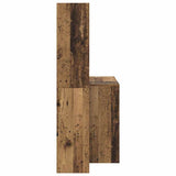 Desk with Shelf Old Wood 138.5 x 55 x 143 cm Engineered Wood 3337255