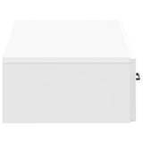 Wall-Mounted Side Table High Gloss White 87.5 x 34.5 x 17 cm 899349