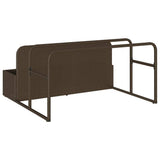 Poolside Float Storage Brown 110x100x57 cm Poly Rattan 4104089