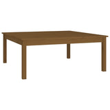 Coffee Table Honey Brown 100x100x40 cm Solid Wood Pine 814292